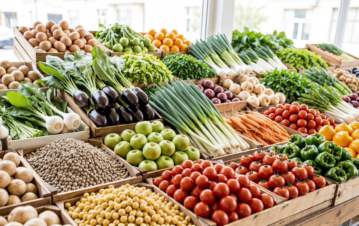 Produits frais de la ferme